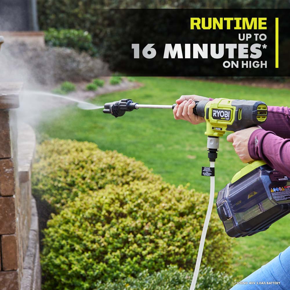 40V HP BRUSHLESS 600 PSI POWER CLEANER Image 5
