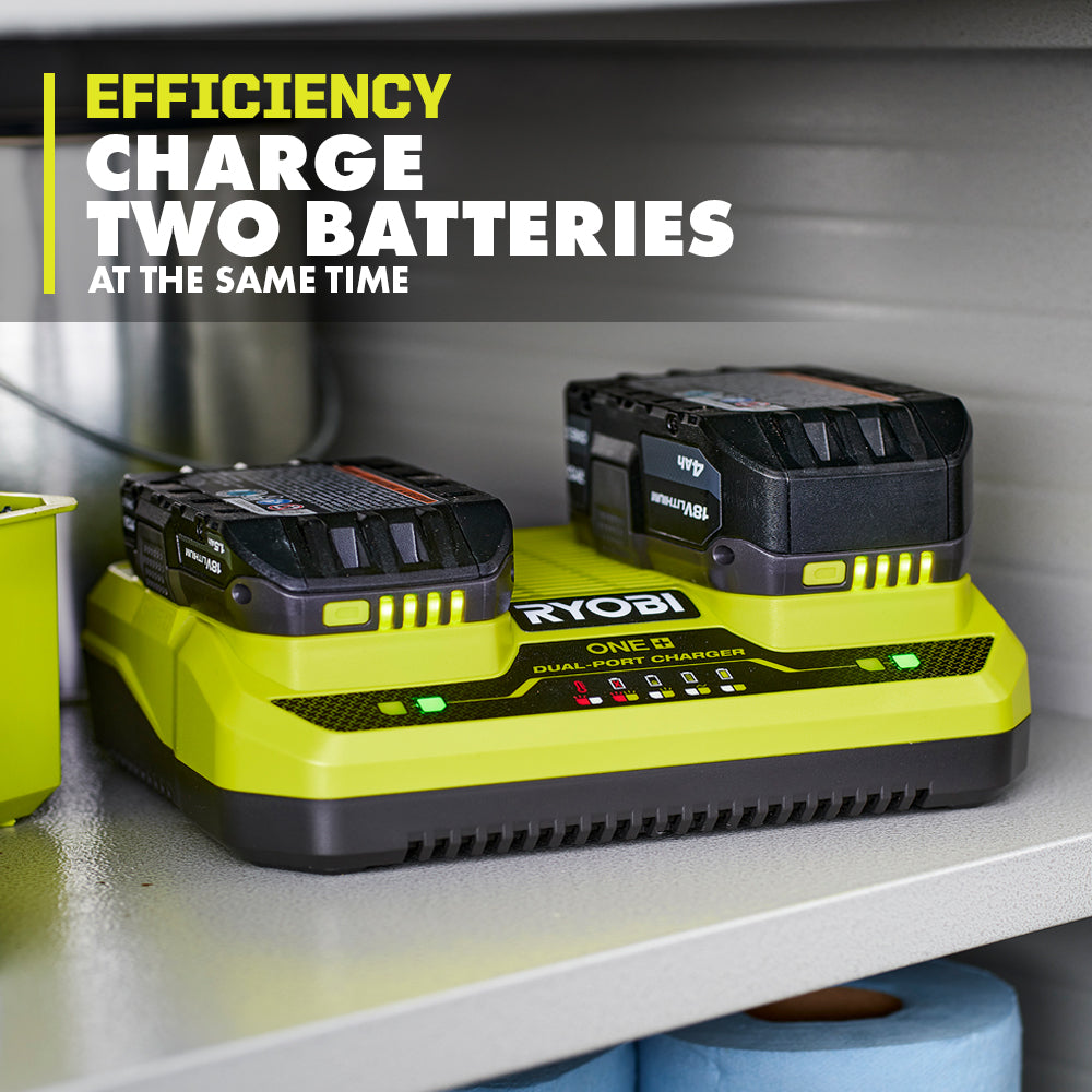 18V ONE+ DUAL-PORT SIMULTANEOUS CHARGER Image 4