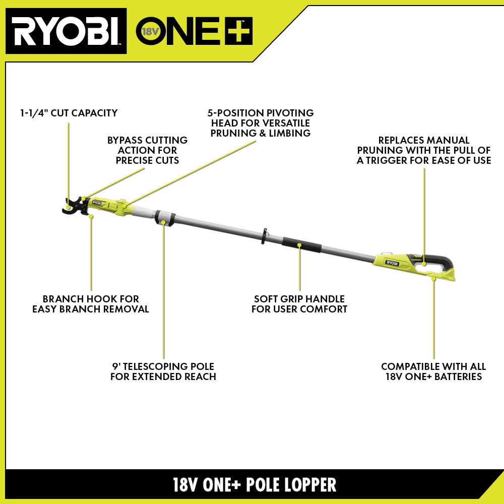 18V ONE+ POLE LOPPER Image 2