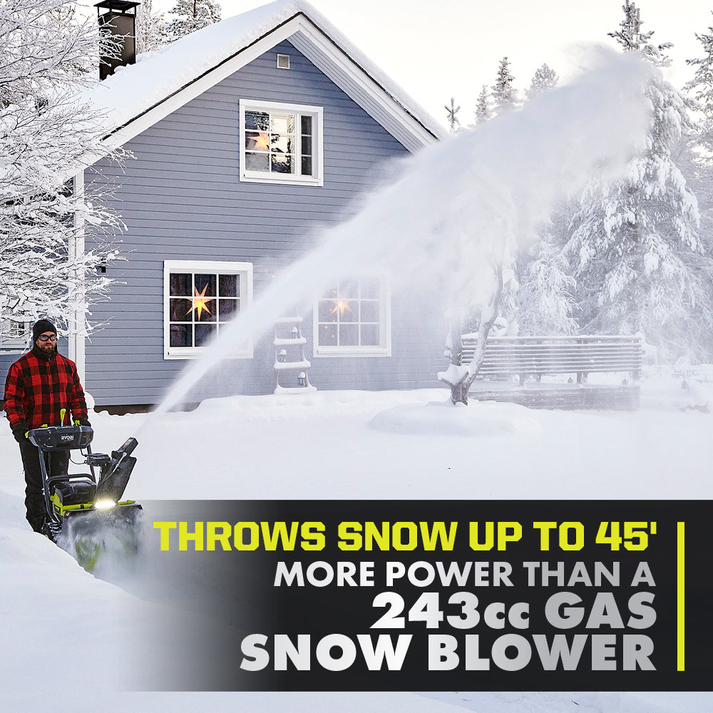 40V HP BRUSHLESS WHISPER SERIES 22" TWO-STAGE SNOW BLOWER KIT Image 9