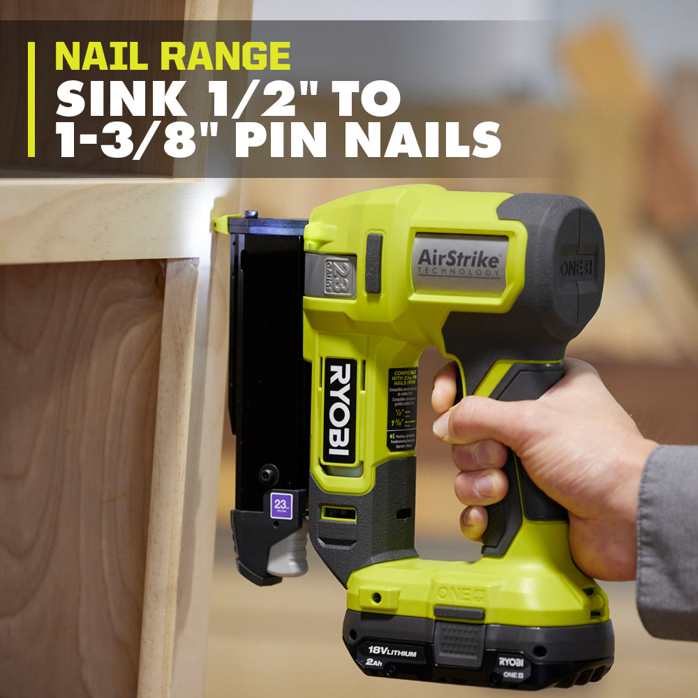 18V ONE+ AIRSTRIKE 23GA PIN NAILER KIT Image 4