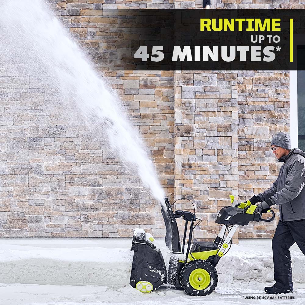 40V HP Brushless Whisper Series 24” Two-Stage Snow Blower Kit Image 7