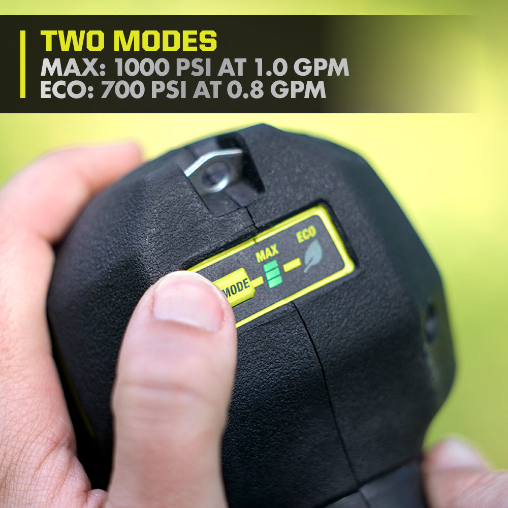 40V HP Brushless 1000 PSI Quick-Connect Power Cleaner