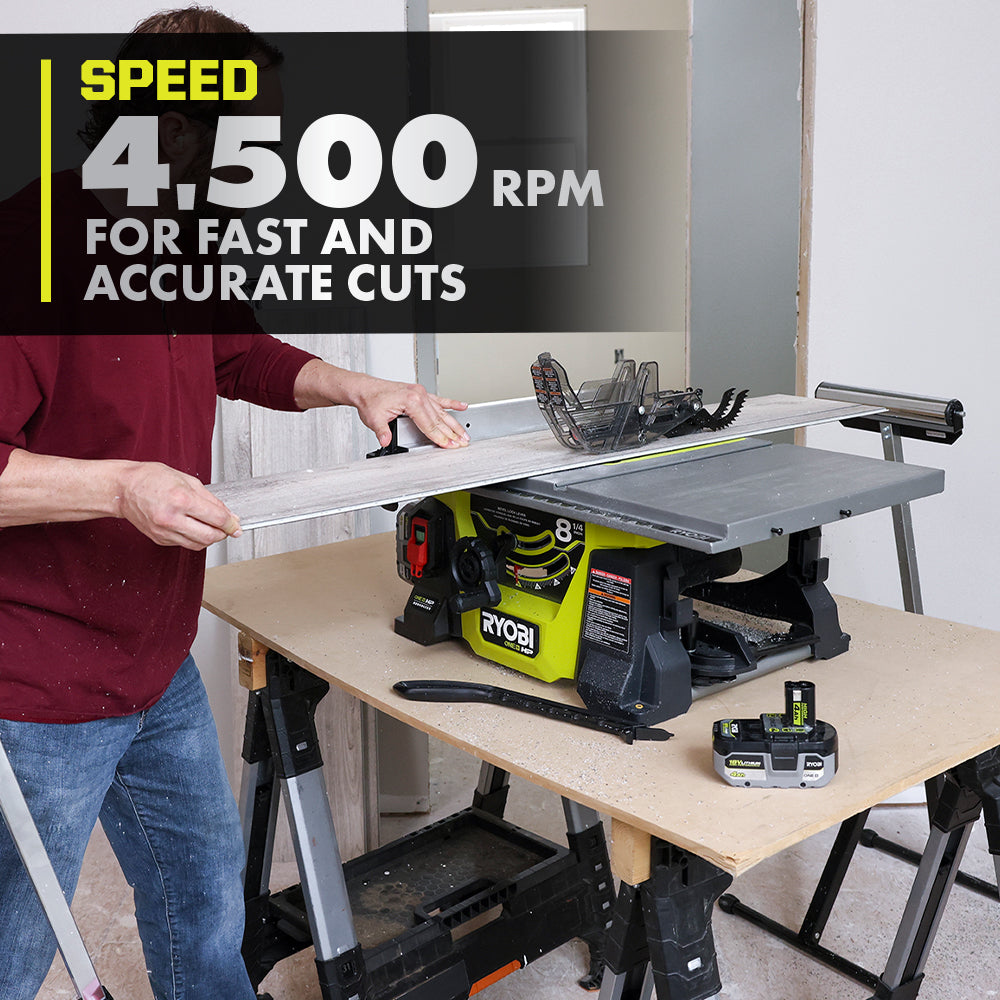 18V ONE+ HP BRUSHLESS 8-1/4" TABLE SAW KIT Image 4