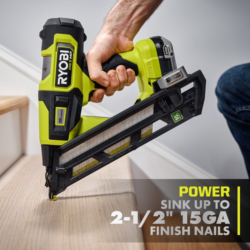 18V ONE+ HP BRUSHLESS 15GA ANGLED FINISH NAILER Image 5