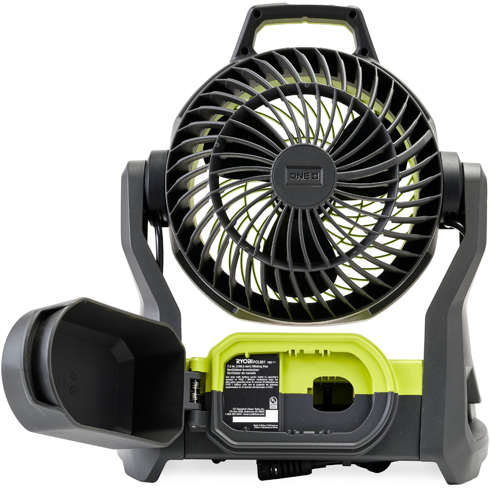18V ONE+ WHISPER SERIES 7.5" BUCKET TOP MISTING FAN Image 10