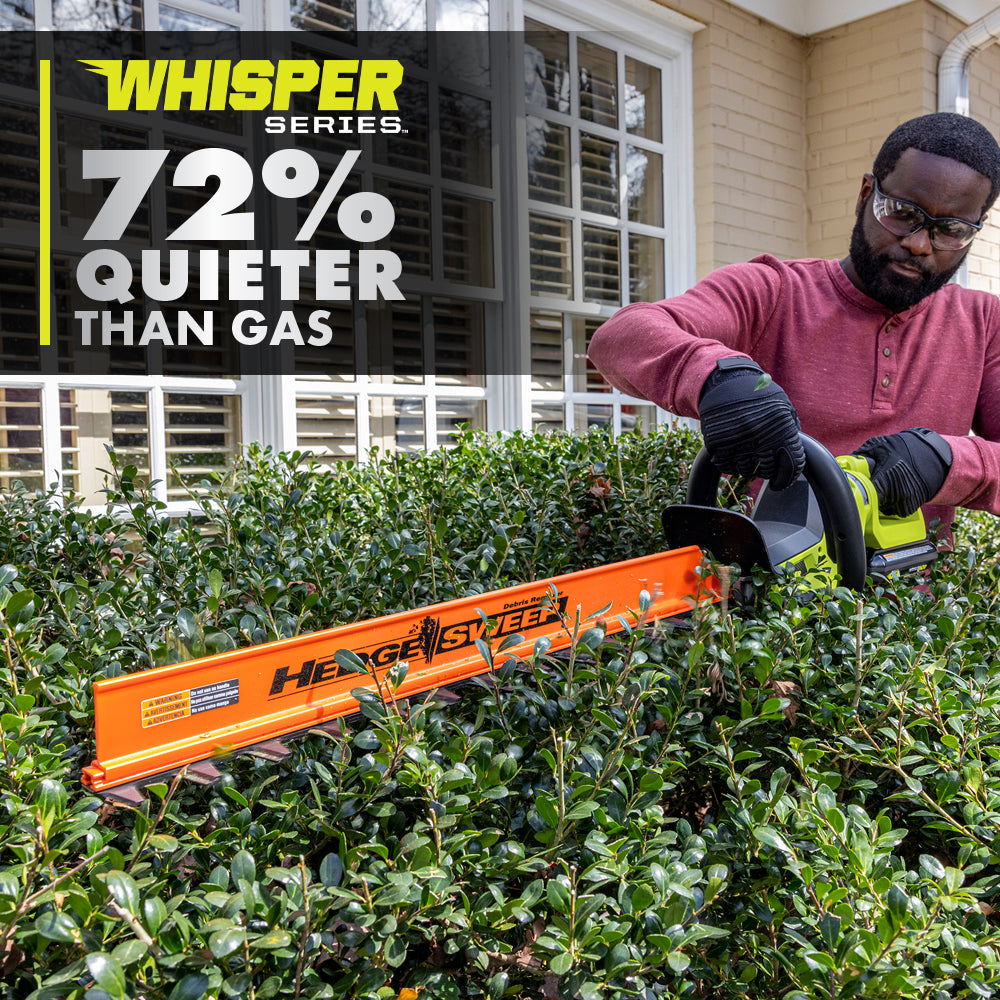 40V HP BRUSHLESS WHISPER SERIES 26" HEDGE TRIMMER KIT Image 7