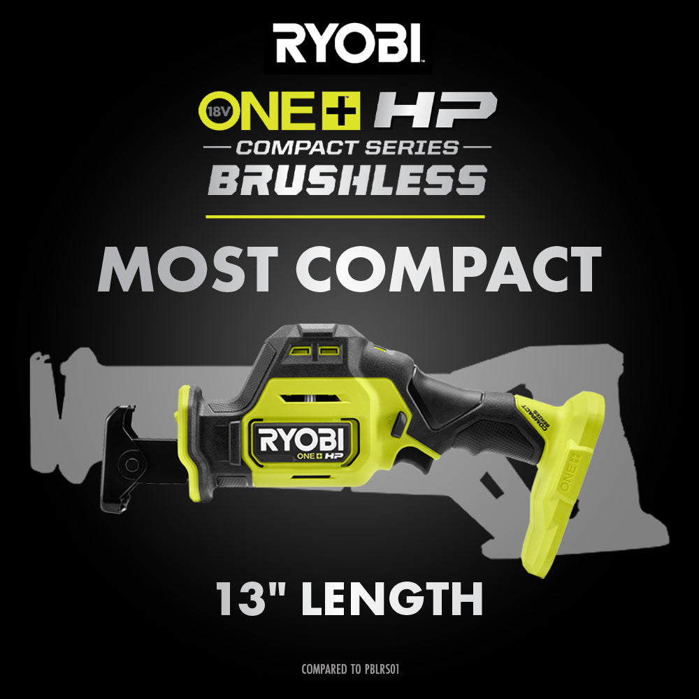 18V ONE+ HP COMPACT BRUSHLESS ONE-HANDED RECIPROCATING SAW KIT Image 4
