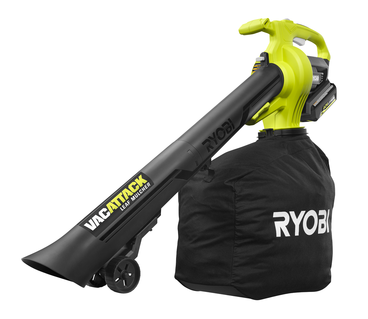 40V VAC ATTACK LEAF VACUUM/MULCHER KIT image 1