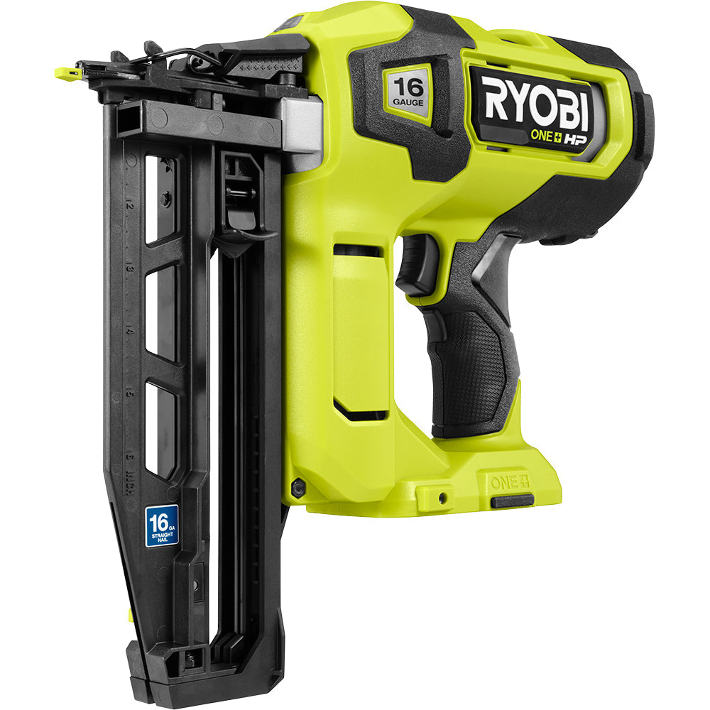 18V ONE+ HP 18V Brushless Cordless Nail Gun, 16-Gauge Straight Finish Nailer (Tool Only)