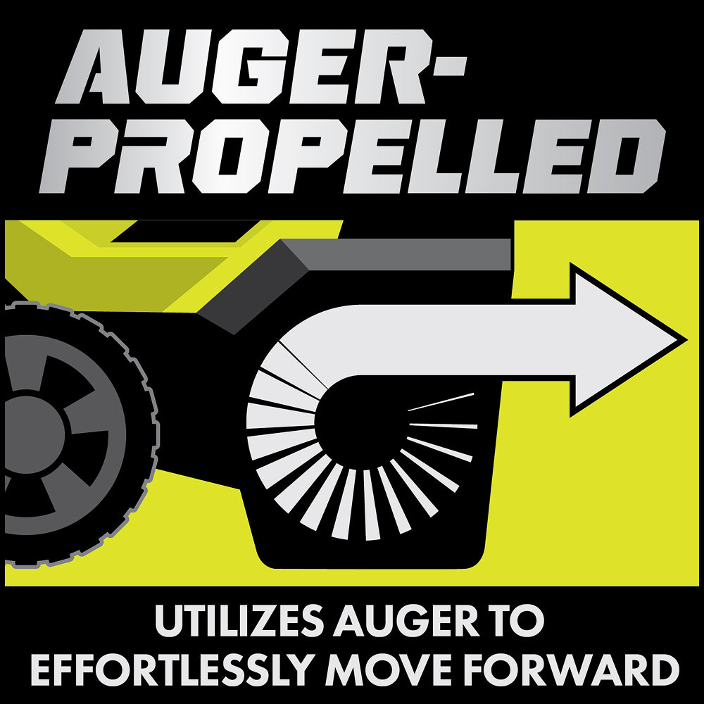 40V HP Brushless 21" Single-Stage Auger-Propelled Snow Blower