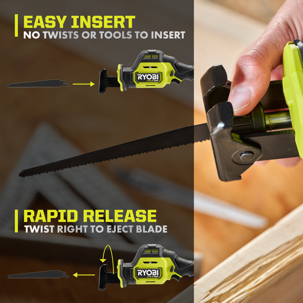 18V ONE+ HP COMPACT BRUSHLESS ONE-HANDED RECIPROCATING SAW KIT Image 8