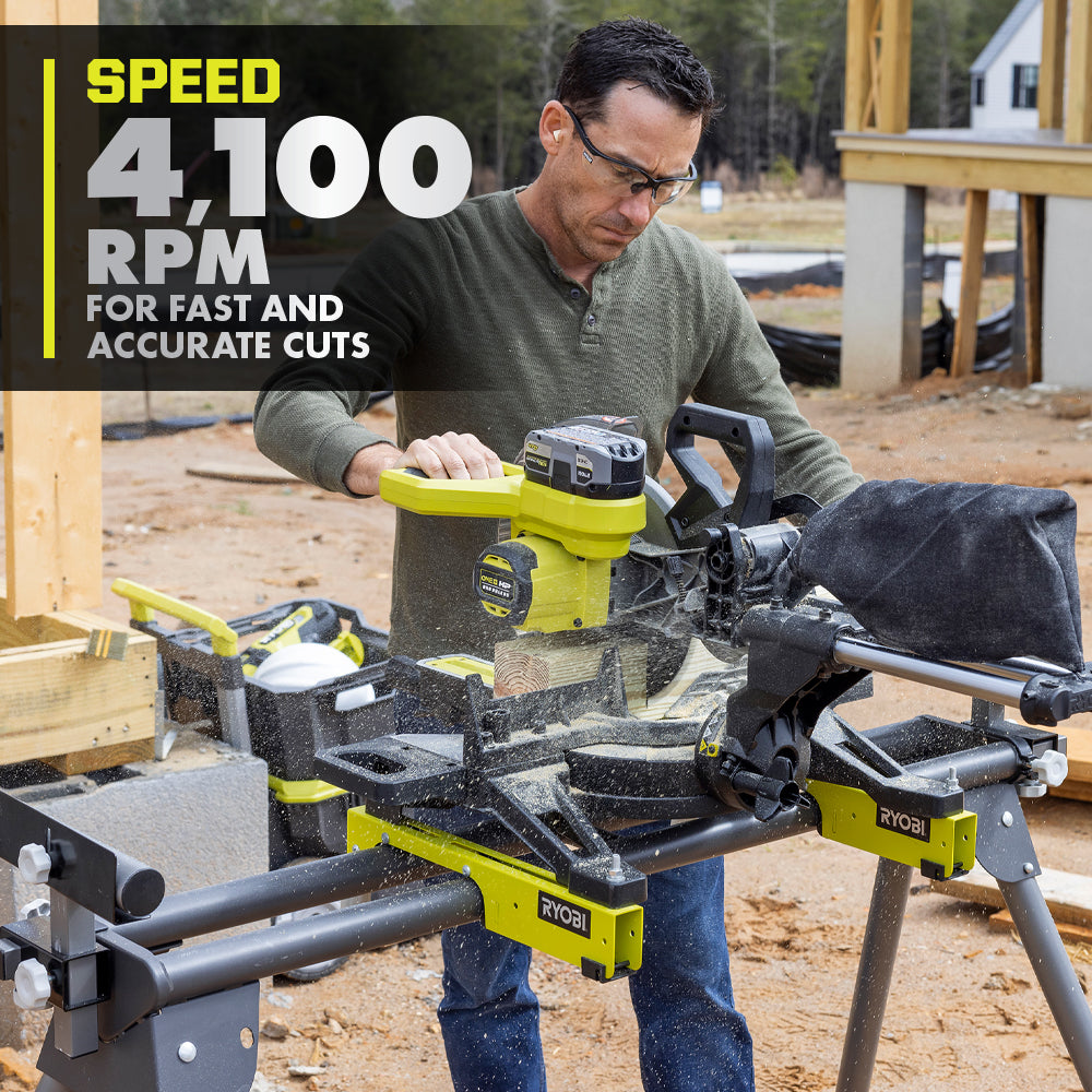 18V ONE+ HP BRUSHLESS 10" SLIDING COMPOUND MITER SAW Image 4